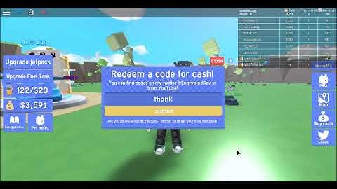 6 codes for 🚀 Jetpack Simulator! ⚡