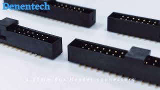 Advantages of 1.27mm Dual Row SMT Box Header #denentech #manufacturer #box #header #connectors