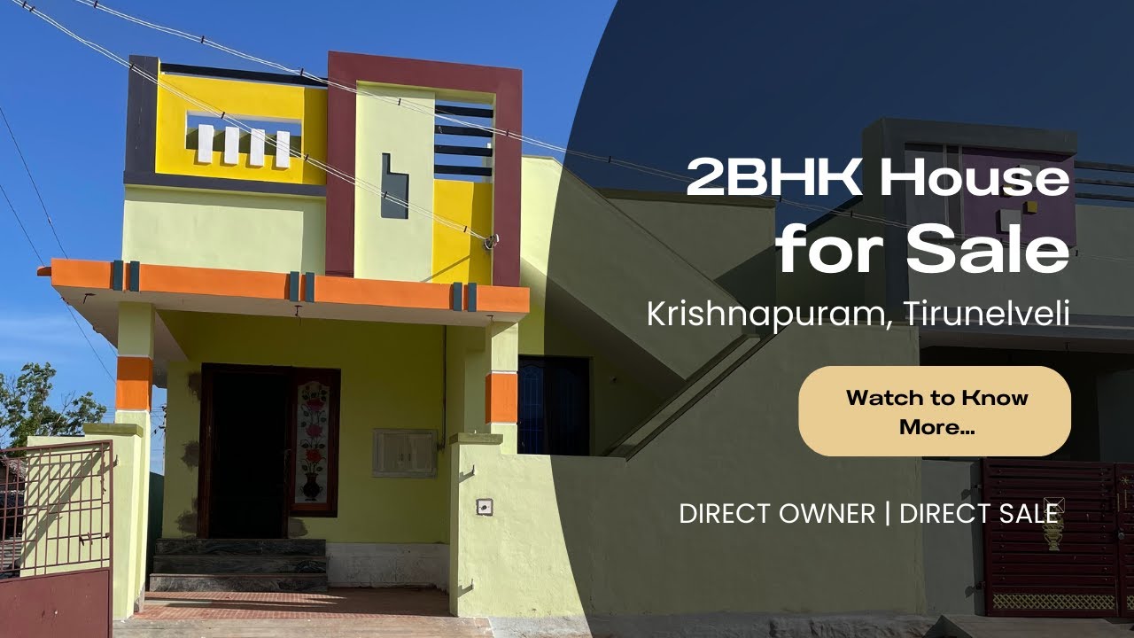 New House for Sale in Krishnapuram 2BHK Ready to Move house for Sale