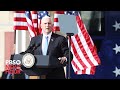 WATCH: Pence speaks at campaign rally in Michigan