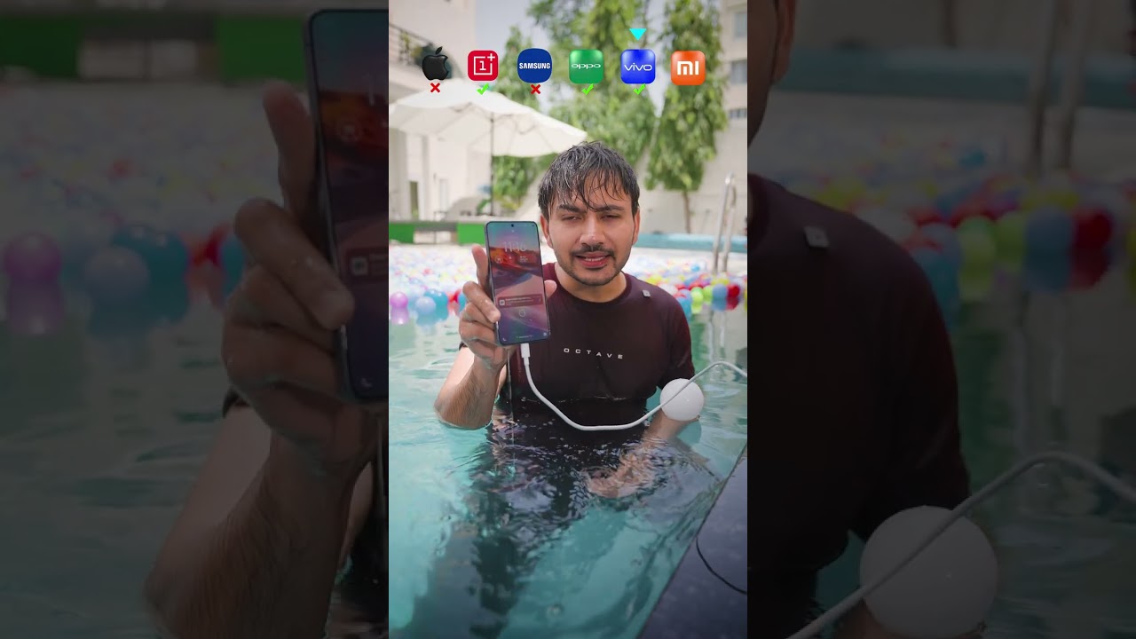 क्या ₹5 lakh का Phone 📱pani के अंदर 💧Charge होगा?! 😱 #shorts