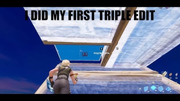 I JUST DID MY FIRST TRIPLE EDIT