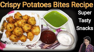 Aloo ka Nasta | Crispy Potatoes Bites Recipe | Teatime Snacks Recipe | Aloo ke Crispy potato Nuggets
