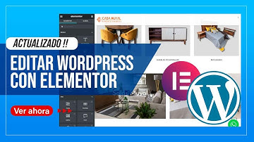 Como editar una página wordpress con elementor 2022