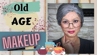 Old Age Makeup | Old Lady Makeup | Halloween FX Makeup