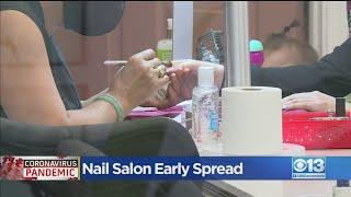 Governor gavin newsom announced that the state’s first case of
community spread covid-19 occurred in a nail salon.