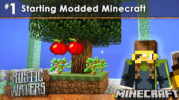 Minecraft: Seablock Rustic Waters Survival Ep 1