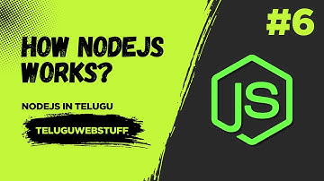 #6 Node.js Architecture Explained in Telugu | Event Loop & More
