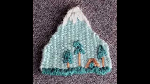 How to shape a weaving or get rid of loops