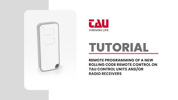 TAU | TUTORIAL: HOW TO DO A REMOTE PROGRAMMING OF A M-2RP TRANSMITTER (ROLLING CODE)