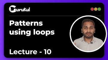 Lecture 10 | Practice Pattern Using Loops | C Programming By Girish Garg