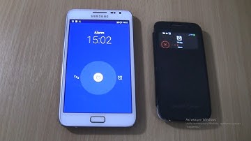 double Ringing alarms at the Same Time Samsung s4 mini LTE COVER +Note 1 android 7