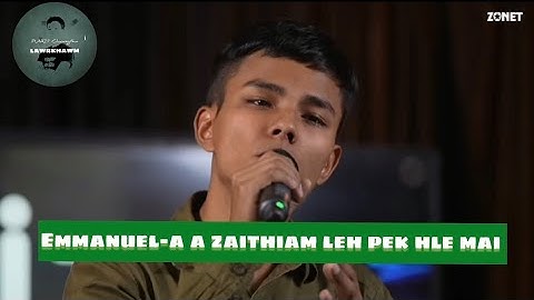 Emmanuel Lalremruata, Tuikual South. Mizo Idol (2025) Top-50 / React