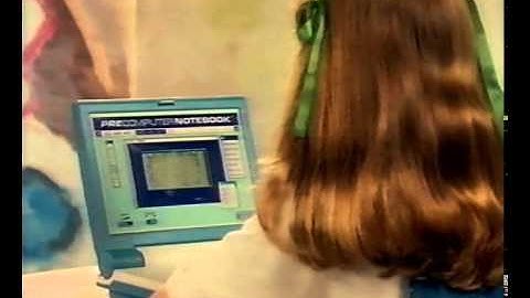 VTech PreComputer Notebook Advert