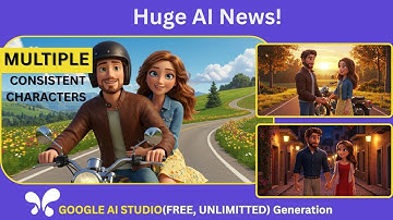 Create FREE Consistent Characters, Multiple consistent Characters, Google AI Studio, AI Image
