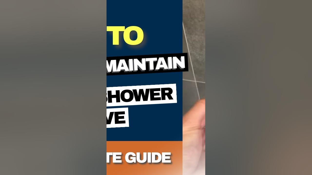Shower Valve Maintenance YouTube