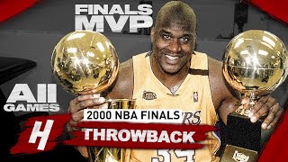 Shaquille O'Neal 1st Championship, Full Series Highlights vs Pacers 2000 NBA Finals  FINALS MVP! HD