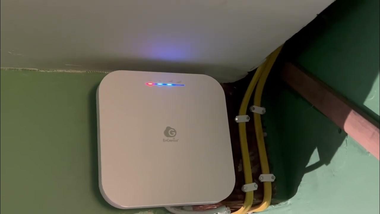 EnGenius ECW220S Cloud Managed Wi Fi 6 Security Access Point Light