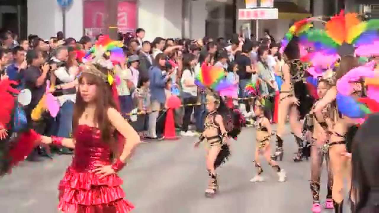神戸まつり2015 可愛い子供たちのサンバ おまつりパレード