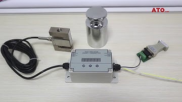 How to use the RS485 interface of load cell amplifier/transmitter