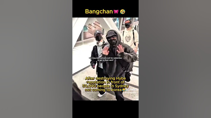 Chani after destroying "HYBE" not coming to Korea😂