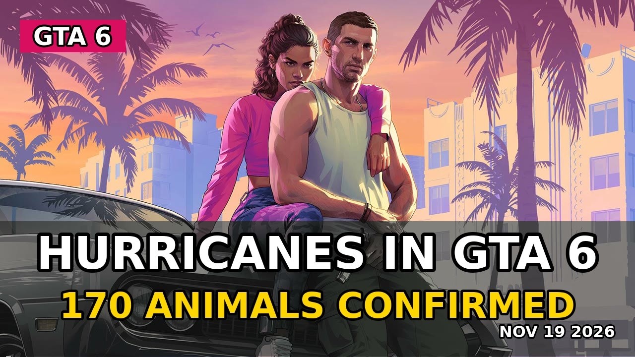 Video thumbnail for GTA 6 — EVERYTHING Game Informer Just Confirmed: Hurricanes, 170+ Animals, NPC Detail