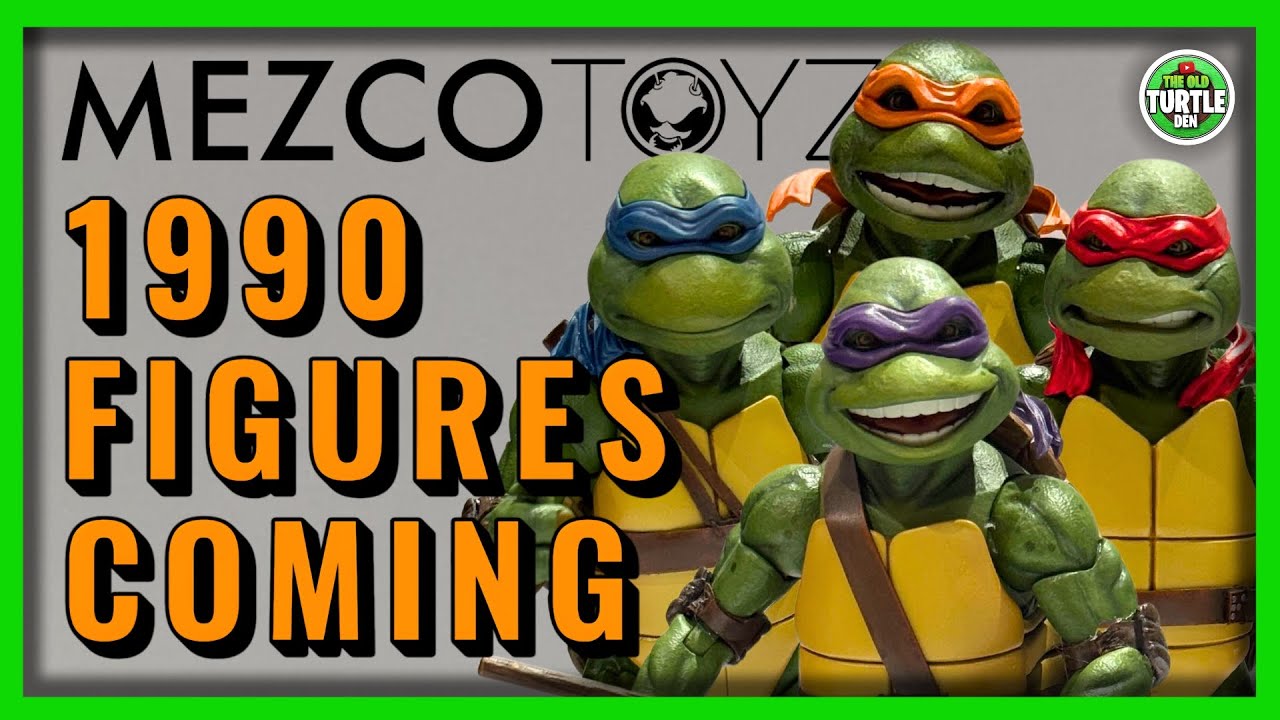 New Mezco TMNT 1990 Movie Figures Revealed! First Look! - YouTube