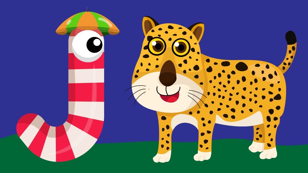 Learn the Alphabet with Animals | JAGUAR | Letter J Phonics - YouTube