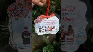The Greatest Gift For Christmas | Personalized Wooden/Aluminum Ornament