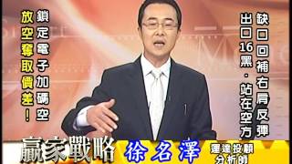 20160823 2030 徐名澤 贏家戰略