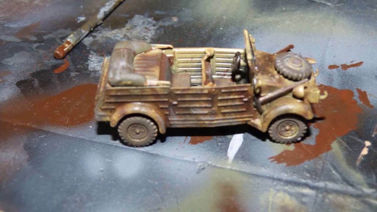 Modellino Finito War Wings 1/72 Kubelwagen Tedesco Type 82 Auto Officina - Foto 2