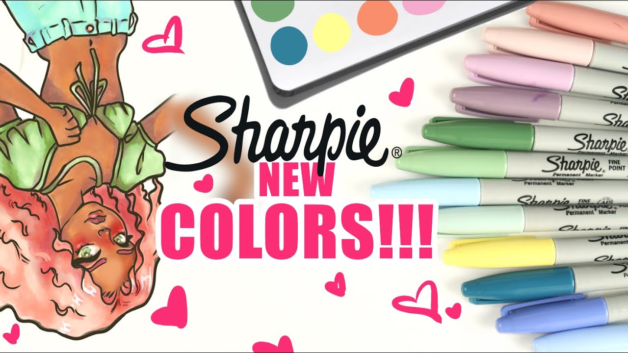 Sharpie Permanent Markers -Limited edition Box Of 60 includes mystery marker!