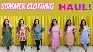 AMAZON SUMMER KURTA,KURTI,KURTA SET HAUL| vnusway| plus size|