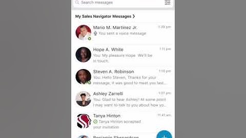 LinkedIn Messaging- voice messages