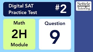 Digital SAT 2, Math Module 2H, Question 9 (statistics)