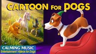 Dog Cartoon: Soothing Dog TV to Keep Your Dogs Happy When Home Alone - Best Relaxing Music for Dogs