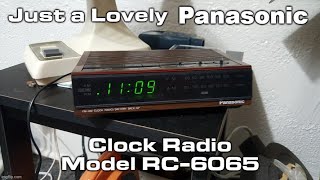 Eskie's Vlog 061423: A Panasonic Clock Radio Model RC-6065