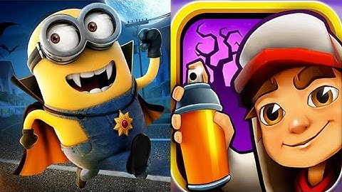 Despicable Me 2 - Minion Rush : Vampire Minion VS Subway Surfers Transylvania !