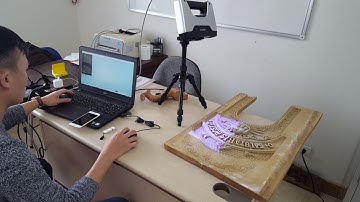Scan3d vách gỗ. Einscan pro
