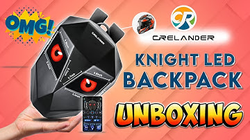CRELANDER LED Backpack 💼 Unboxing & Review @crelander