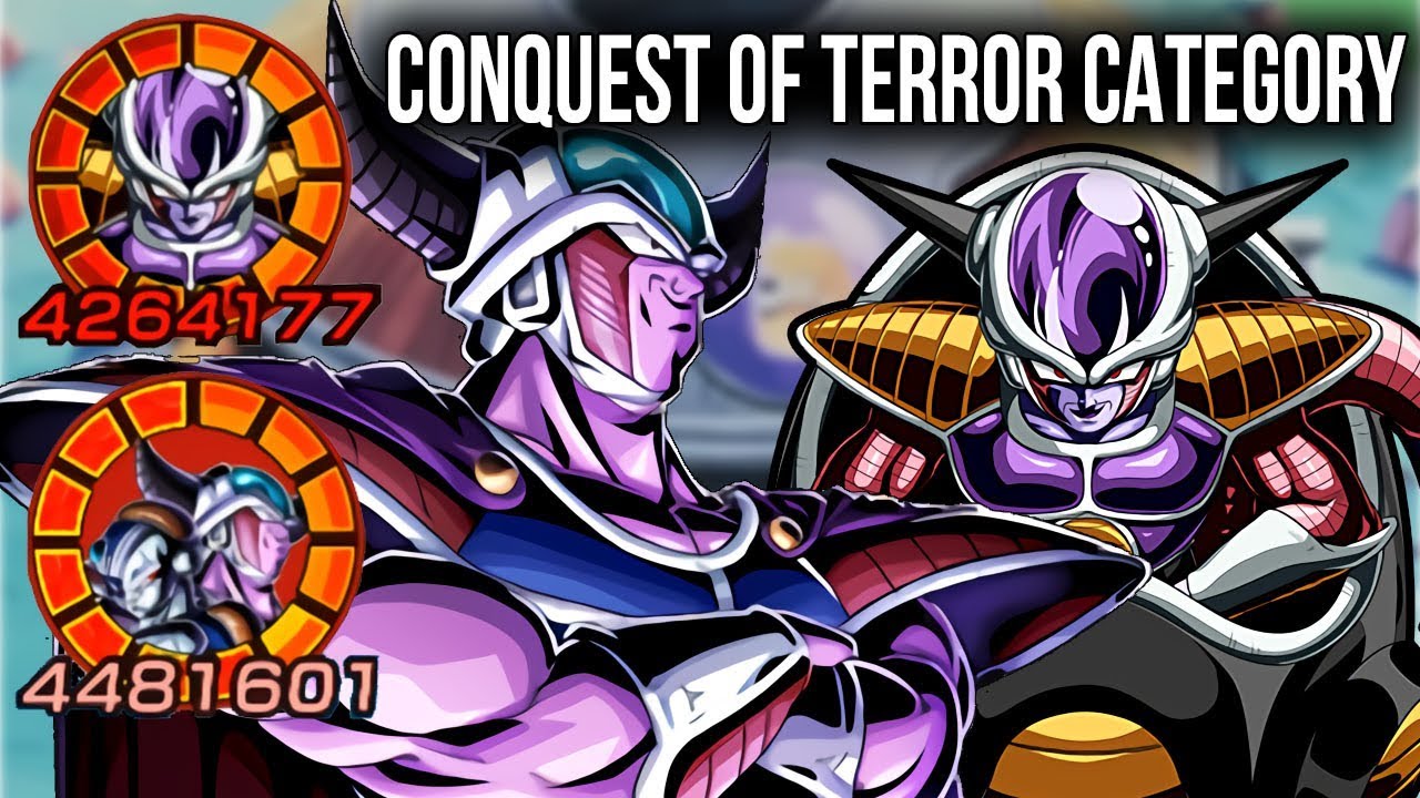100% F2P LR FRIEZA + LR KING COLD & MECHA FRIEZA ON CONQUEST OF TERROR CATEGORY! DBZ Dokkan Battle