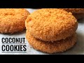 Coconut Cookies [No Egg]  | Easy Coconut Cookies Recipe |