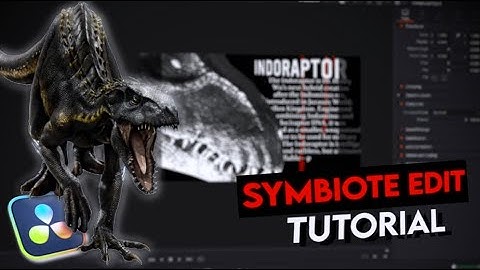 Symbiote Edit - Davinci Resolve (FREE) Tutorial (No Plugins)