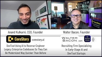 AI Startup CEO Anand Kulkarni CoreStory AI for YouTube