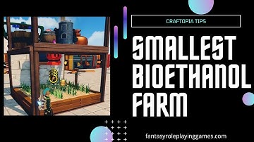 Craftopia - Smallest Auto Bioethanol Farm | No Auto Cooker Needed!