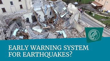 Early warning system for earthquakes?