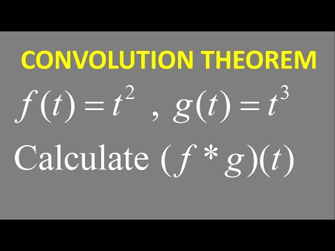 Convolution Theorem: f(t)