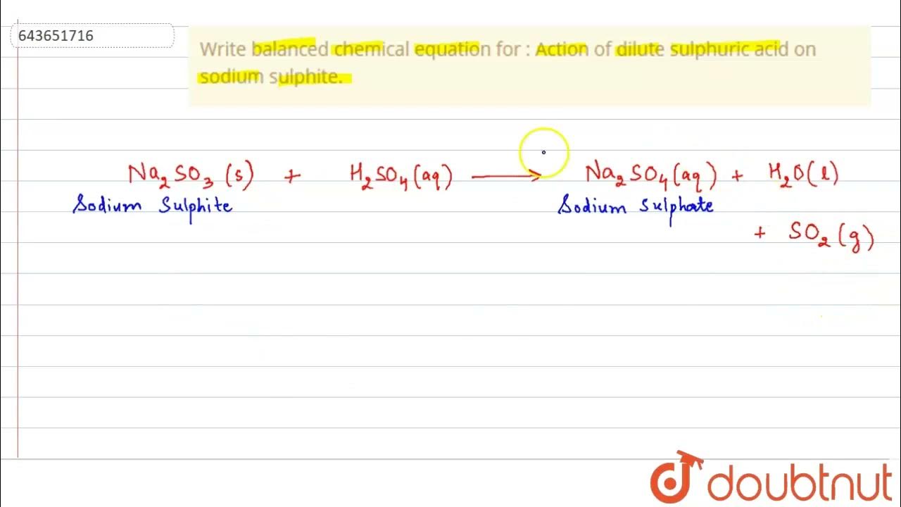 write-balanced-chemical-equation-for-action-of-dilute-sulphuric-acid