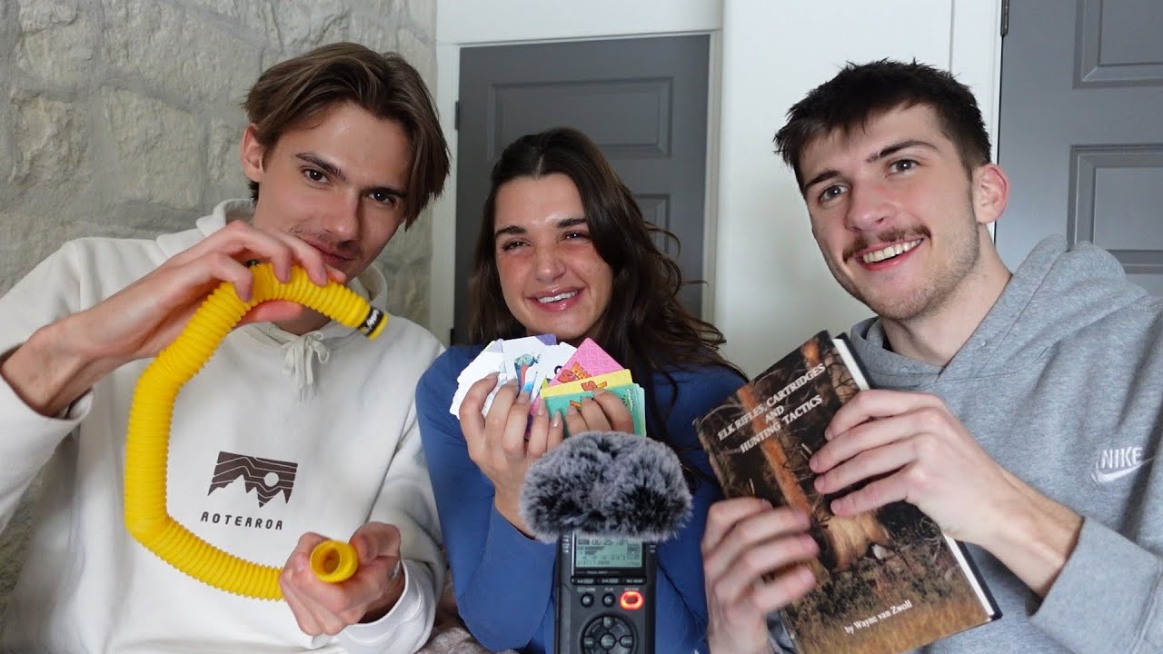 My Sister and Her Boyfriend Try ASMR for the First Time 🎧 Fun Reactions & Relaxing Sounds