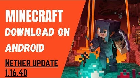 🤩Minecraft pocket edition download on android for free 🤩🤩[nether update]😍